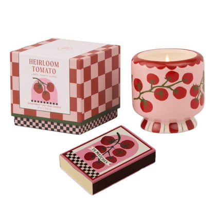 Paddywax A Dopo Heirloom Tomato - Κεραμικό κερί σόγιας, Tomato Vine 226gr & Σπίρτα 75 τεμ