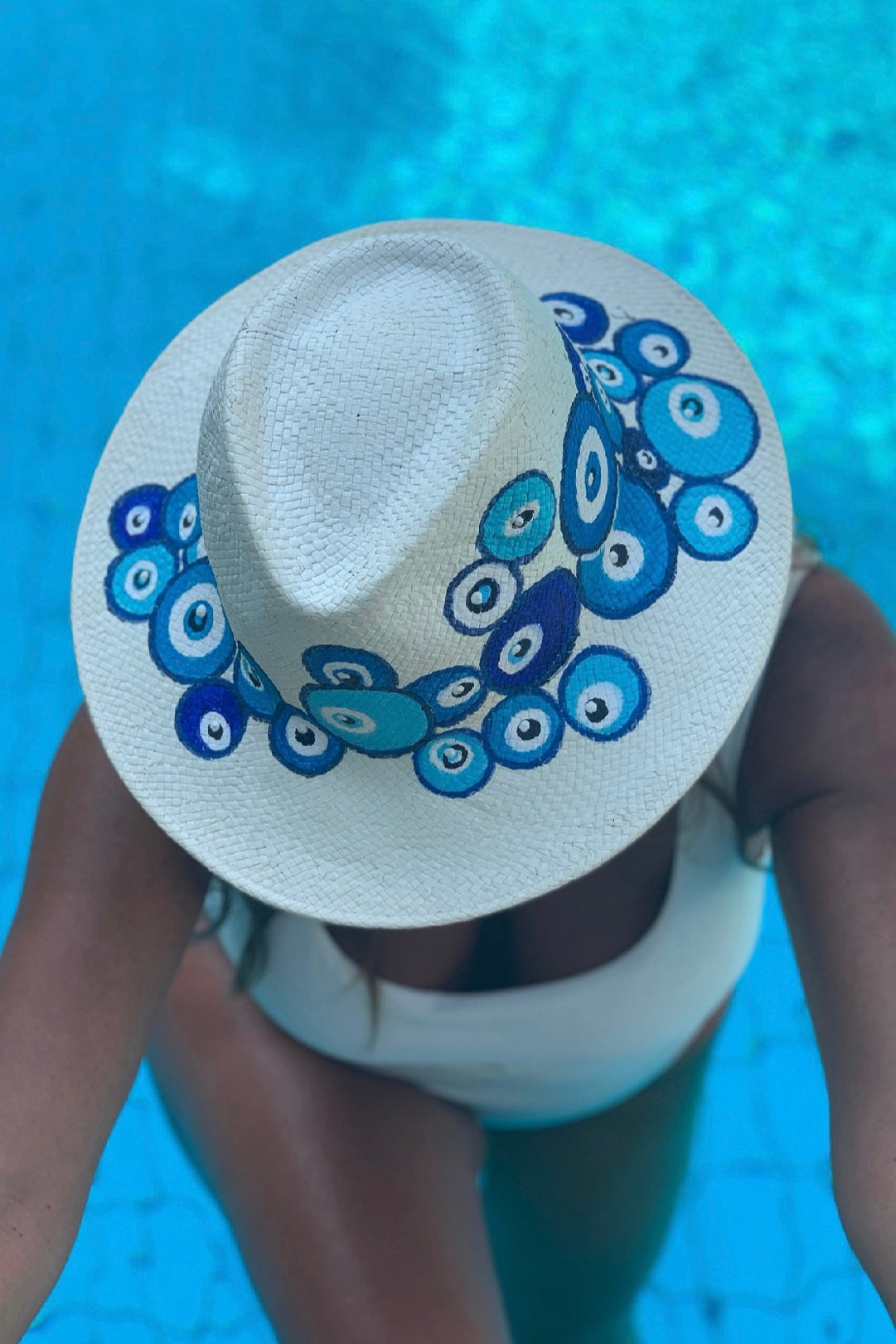 Liebe Anta -Καπέλο Fedora Μπλε Μάτια