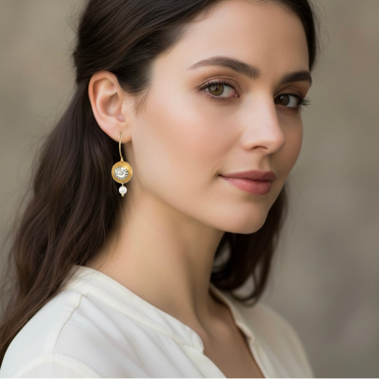 Pavlina Verouki Classic Bull Eyes -  Σκουλαρίκια Κρίκοι