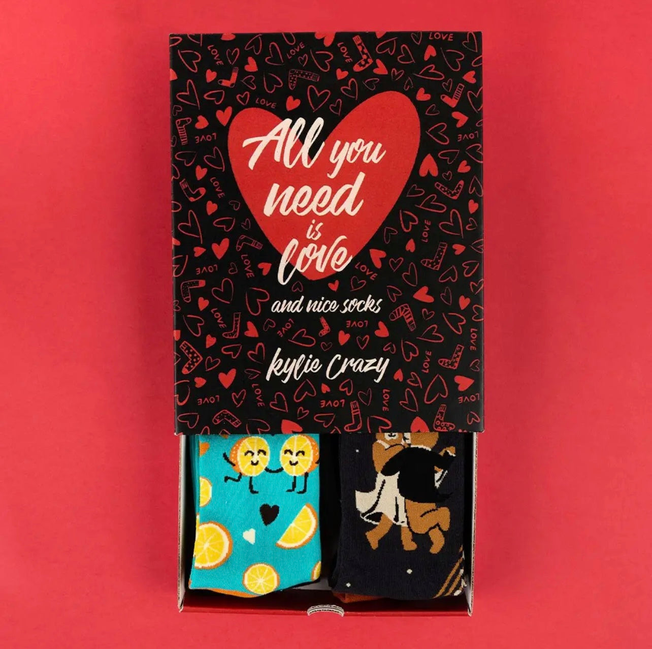Kylie Crazy - Seamless All You Need Is Love Πακέτο με 4 Αντρικές Κάλτσες