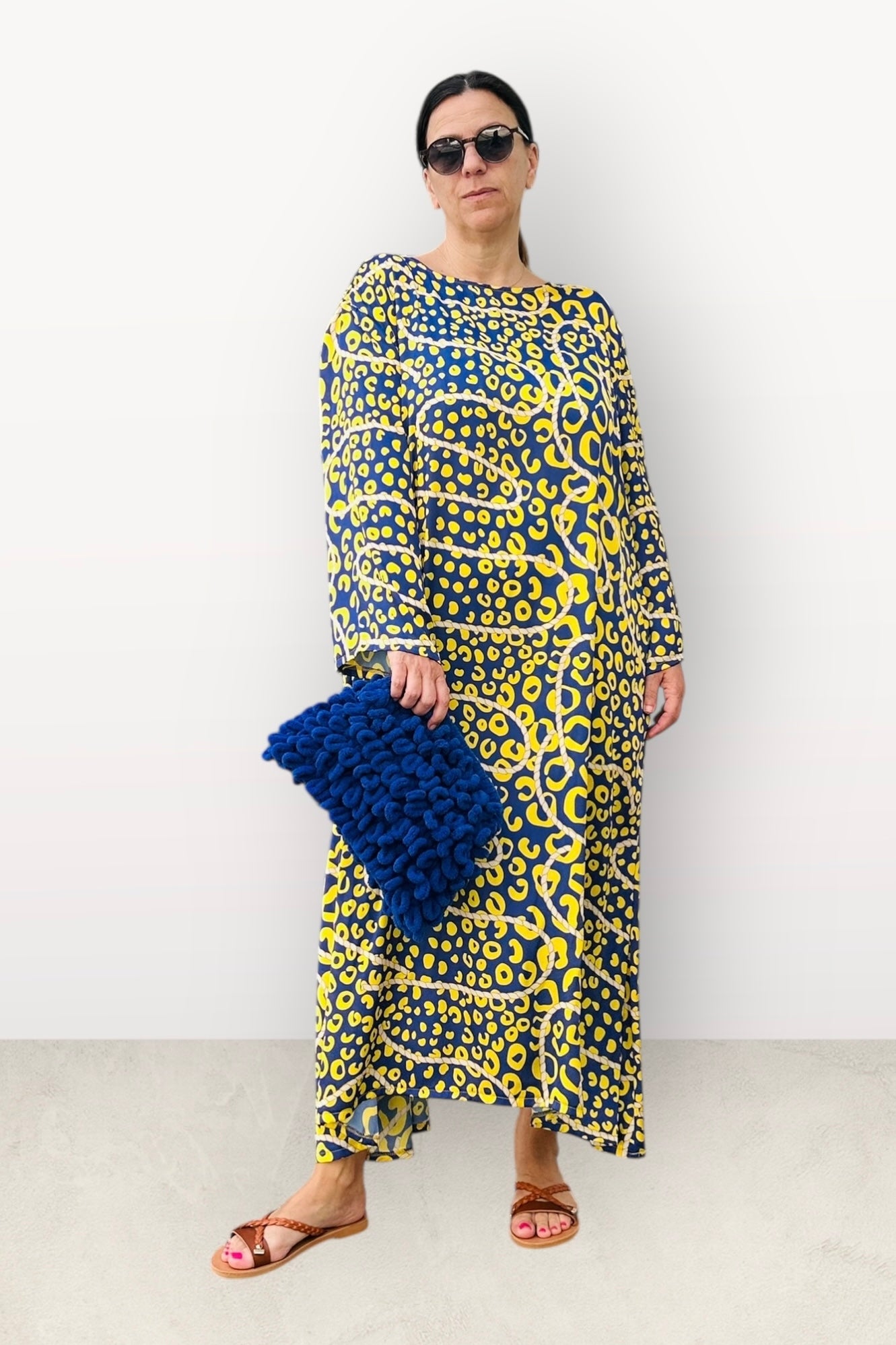 Anlyta- Φόρεμα Silk Touch Pop Cheetah