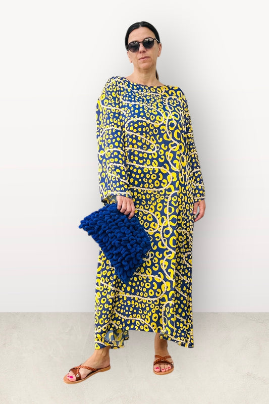 Anlyta- Φόρεμα Silk Touch Pop Cheetah