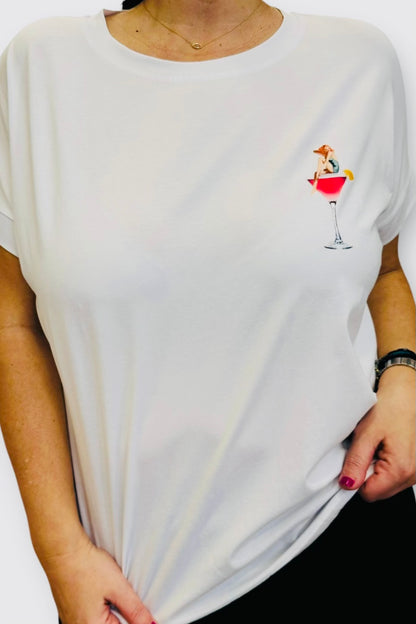 Charizma - T- shirt Μακό Martini Girl