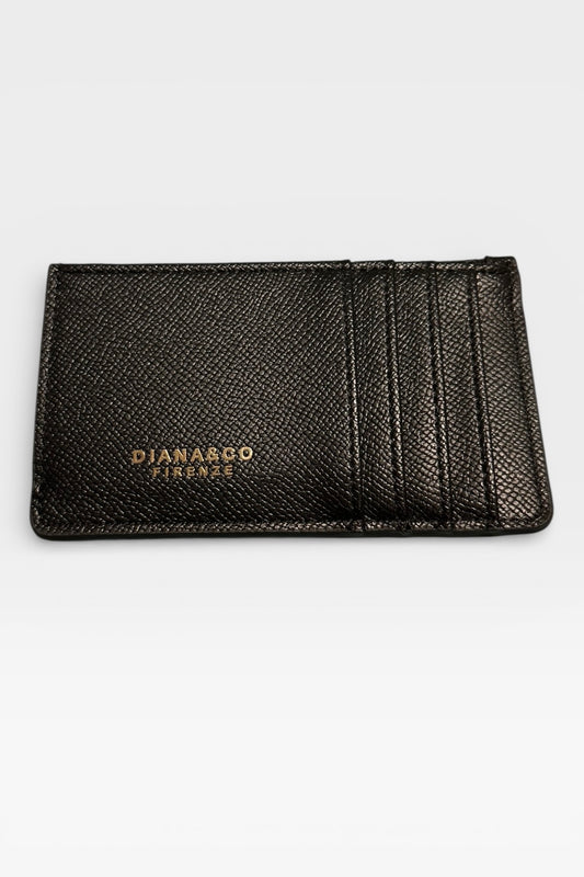 Diana & Co Firenze - Unisex Πορτοφόλι Card Holder Μαύρο
