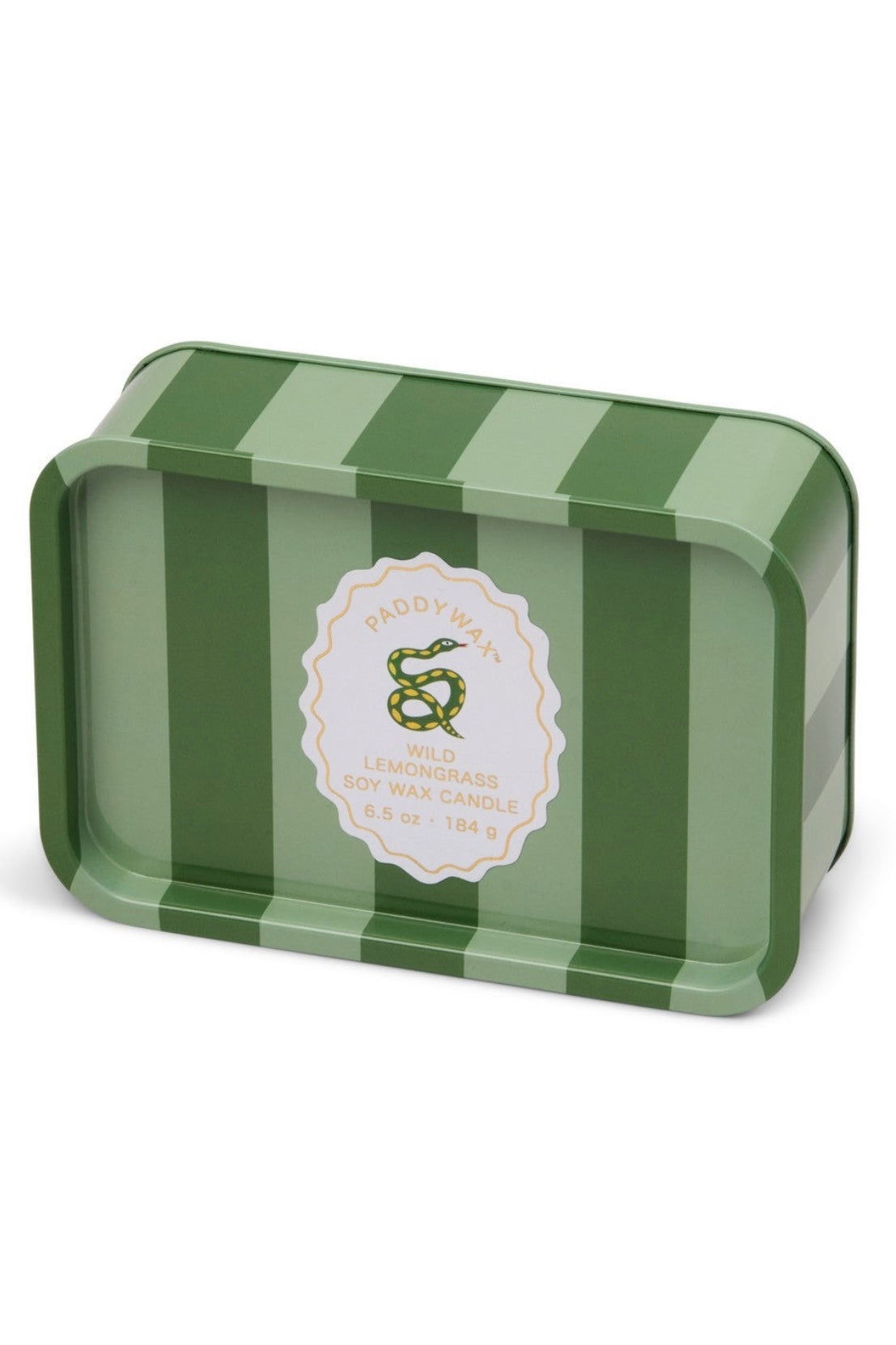 Paddywax A dopo Snake κερί σόγιας μεταλλικό δοχείο, Wild Lemongrass 184gr