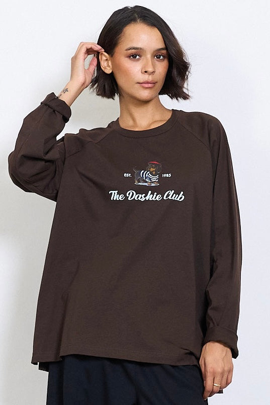 Gioya & Co - Μακρυμάνικη Μπλούζα Oversize - The Dushie Club