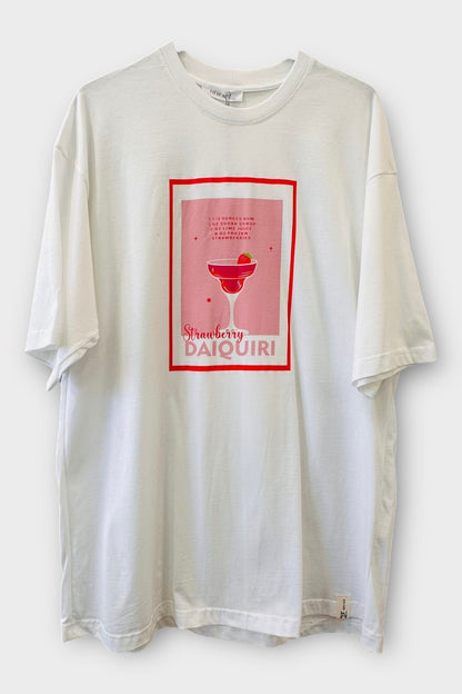 New Age Oversized Μακό T-shirt Daiguiri