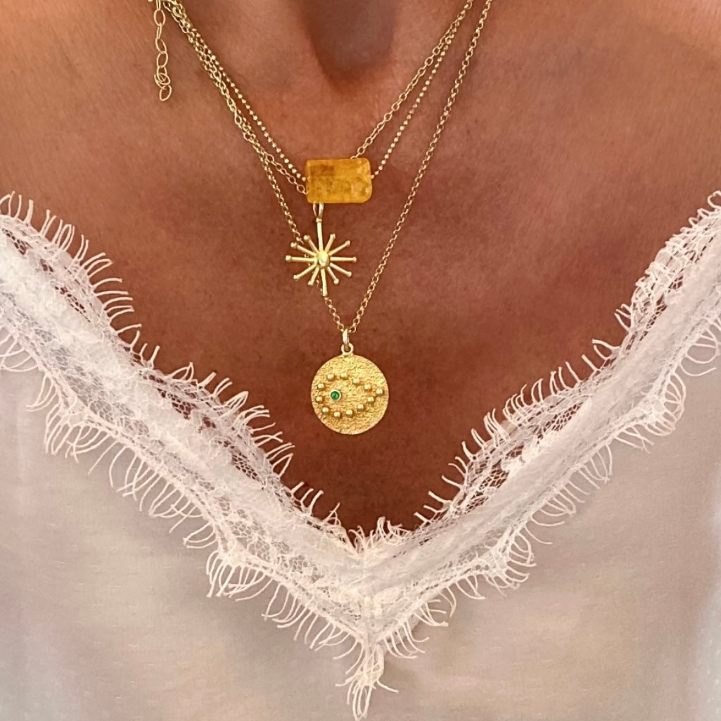 Tonia Moraitaki-Dalia Επίχρυσο Μάτι Με Ζιργκον