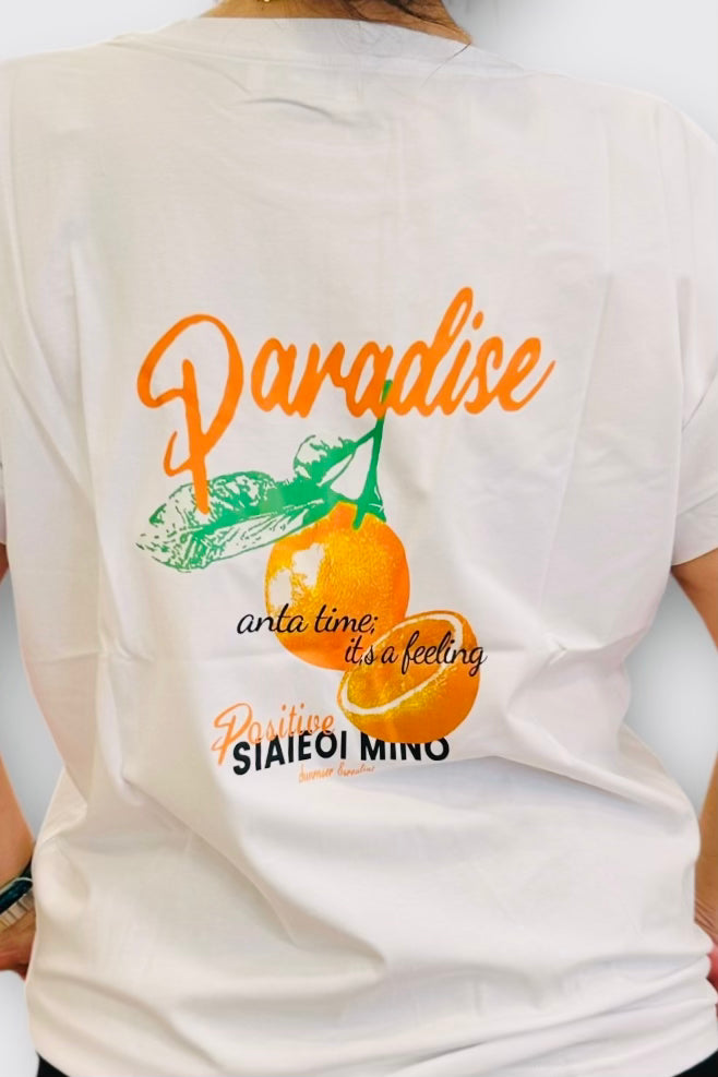 Charizma - T- shirt Μακό Paradise Orange