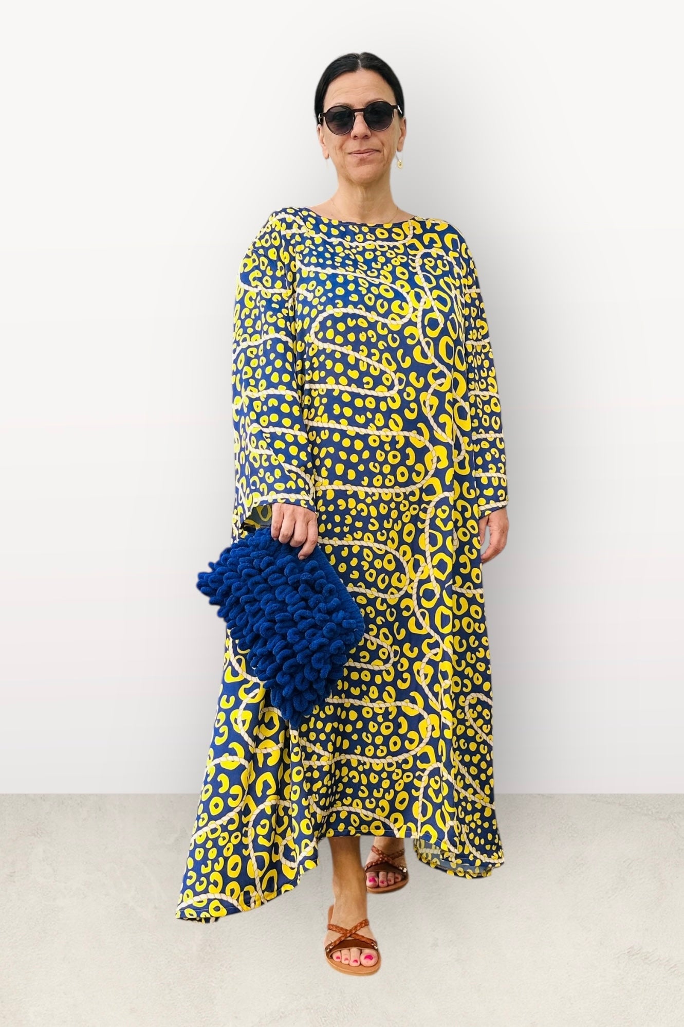 Anlyta- Φόρεμα Silk Touch Pop Cheetah