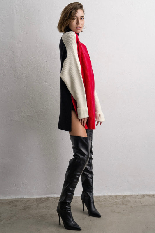 Tailor Made- 3 colors oversized Υπόλευκο, Κόκκινο