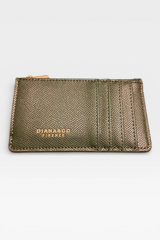 Diana & Co Firenze - Unisex Πορτοφόλι Card Holder Πράσινο