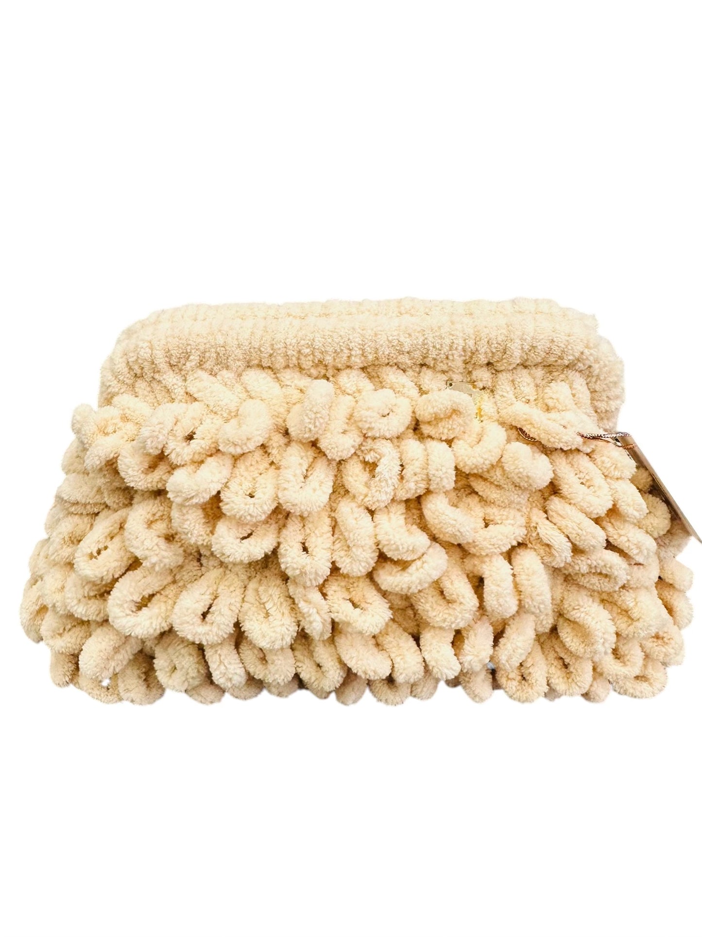 EL Theory- Eleanor Τσαντάκι Clutch Εκρού