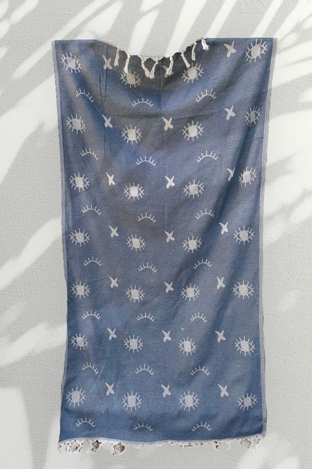 Pnt World - Pestemal Πετσέτα Πολυχρηστική & Στιλάτη Eyes Denim