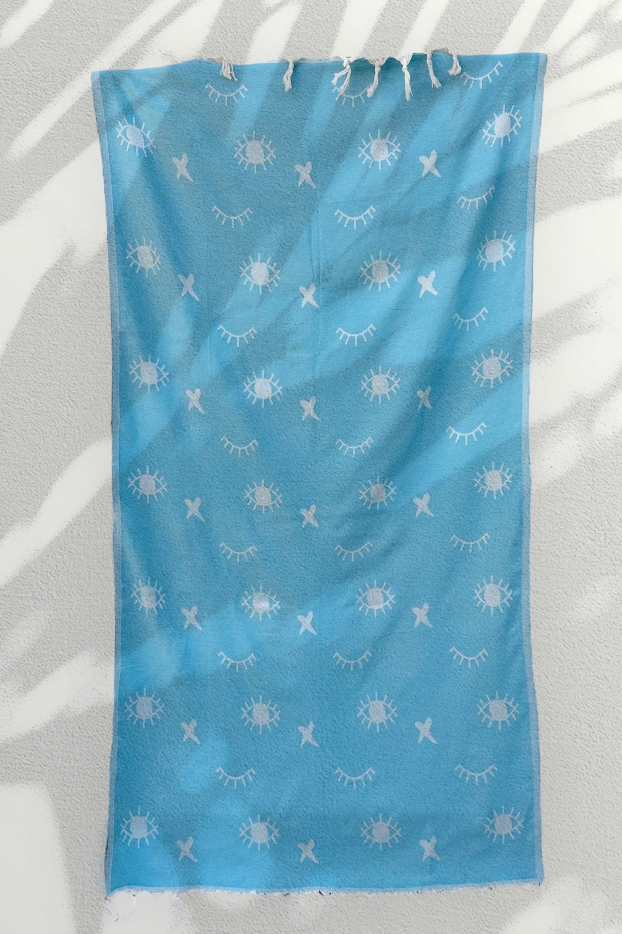 Pnt World - Pestemal Πετσέτα Πολυχρηστική & Στιλάτη Eyes Τυρκουάζ