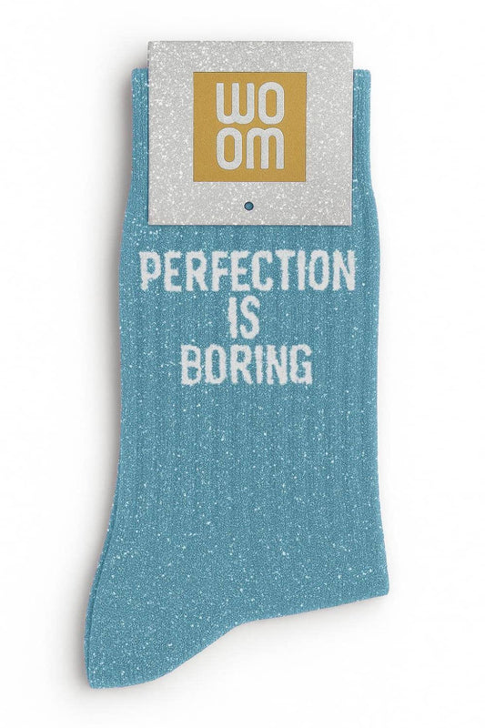Woom  - Perfection is Boring Glitter Γυναικείες Κάλτσες