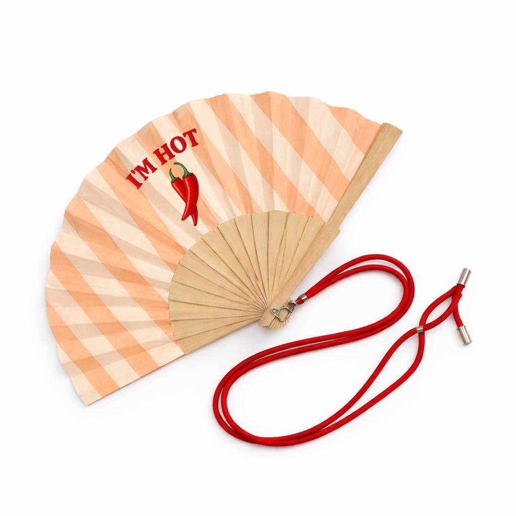 Woom –  I'm Hot Βεντάλια με Λουράκι Ώμου & Gift Box