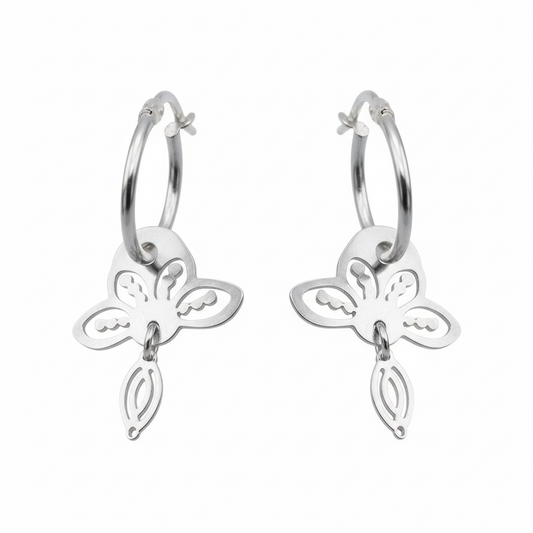 Pavlina Verouki Classic Eyes -  Σκουλαρίκια Κρίκοι Μάτι Μέλισσα