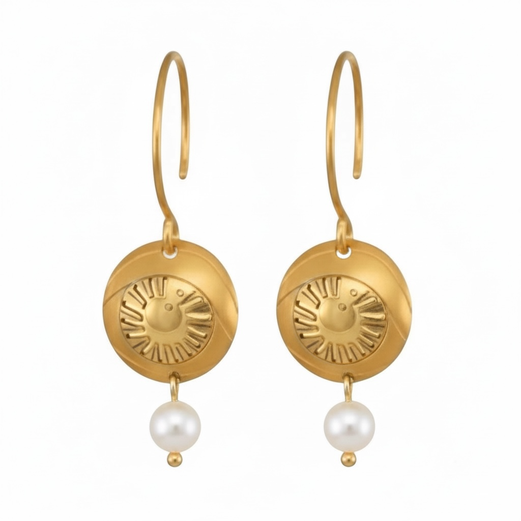 Pavlina Verouki Classic Bull Eyes -  Σκουλαρίκια Κρίκοι