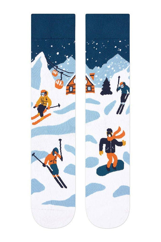 Kylie Crazy - Seamless Ski Fun Αντρικές Κάλτσες