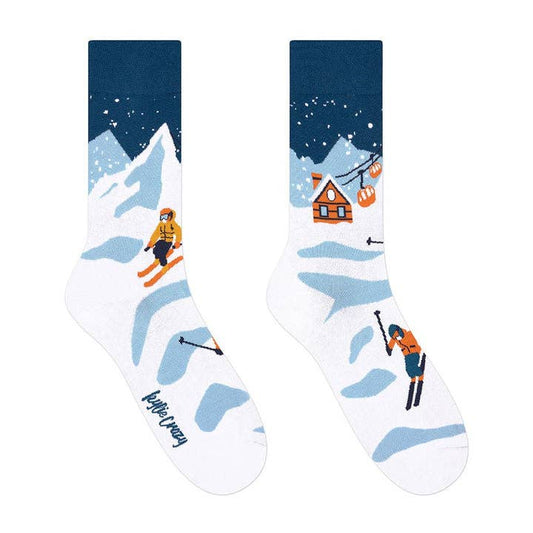 Kylie Crazy - Seamless Ski Fun Αντρικές Κάλτσες