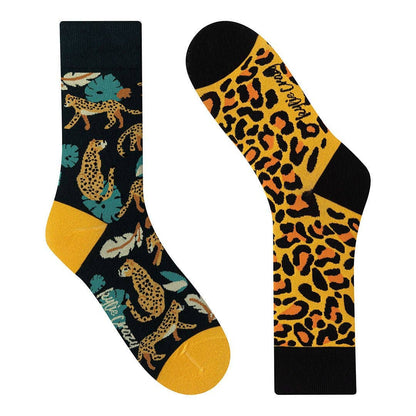 Kylie Crazy - Fun Seamless Leopard Αντρικές Κάλτσες