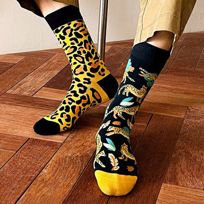 Kylie Crazy - Fun Seamless Leopard Αντρικές Κάλτσες