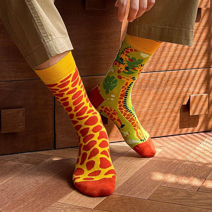 Kylie Crazy - Fun Seamless Giraffes Αντρικές Κάλτσες