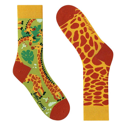 Kylie Crazy - Fun Seamless Giraffes Αντρικές Κάλτσες