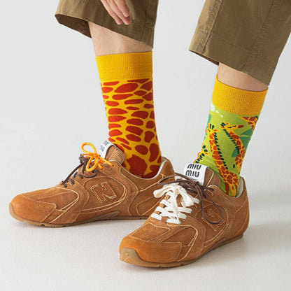Kylie Crazy - Fun Seamless Giraffes Αντρικές Κάλτσες