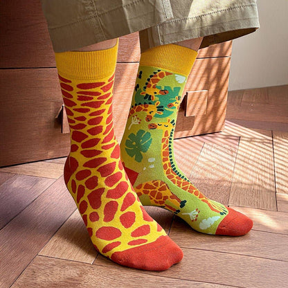 Kylie Crazy - Fun Seamless Giraffes Αντρικές Κάλτσες