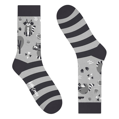 Kylie Crazy - Fun Seamless Raccoon Αντρικές Κάλτσες