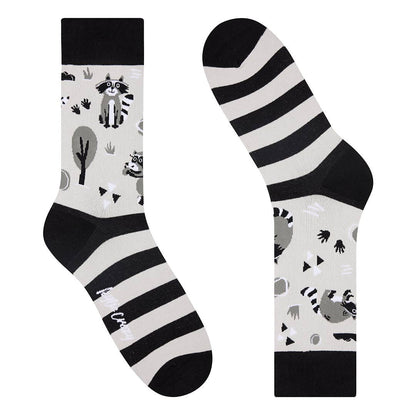 Kylie Crazy - Fun Seamless Raccoon Αντρικές Κάλτσες