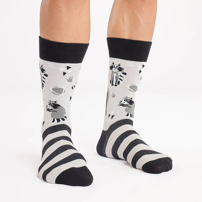 Kylie Crazy - Fun Seamless Raccoon Αντρικές Κάλτσες