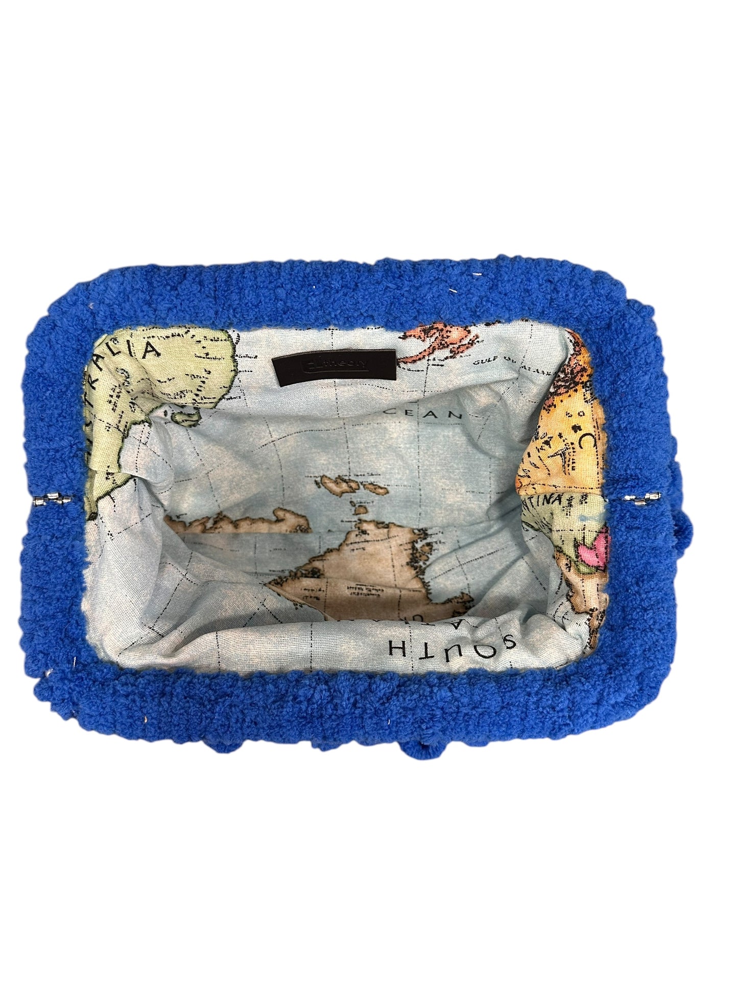 EL Theory- Eleanor Τσαντάκι Clutch Μπλε Ρουαγιαλ