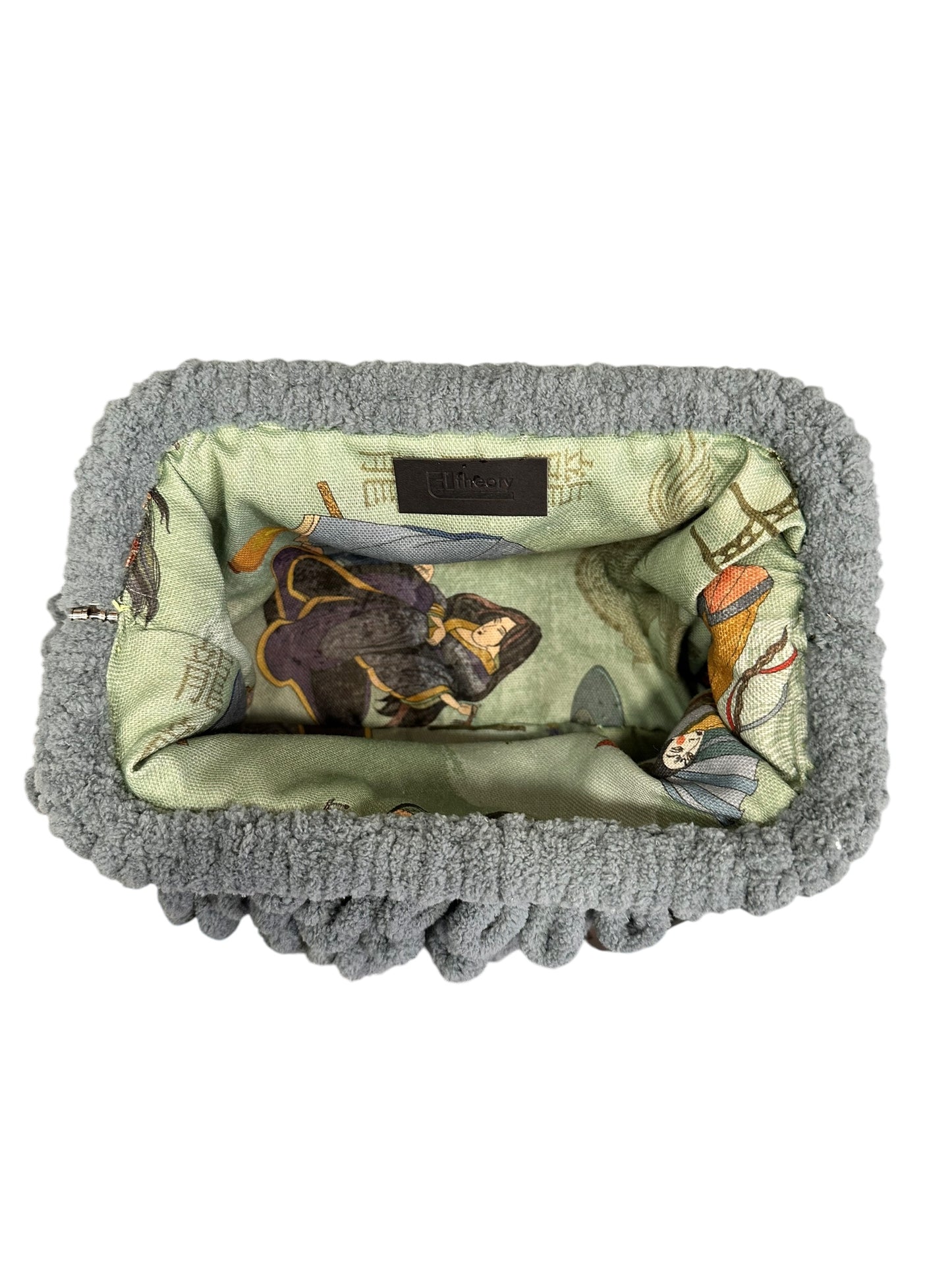 EL Theory- Eleanor Τσαντάκι Clutch Γκρι