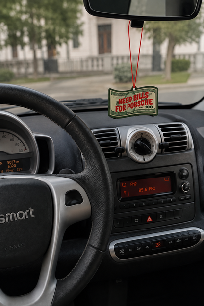 Studio Inktvis - Αρωματικό Χώρου "I need bills for Porsche" Air Freshener New Car fragrance