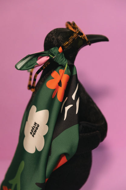 Adelie Pengu - Raul Scarf Σατέν Μαντήλι A Nice Day 65x65cm