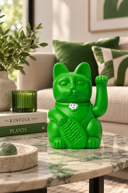 Diminuto Cielo - Διακοσμητικό Επιτραπέζιο Lucky Cat Green Hulk