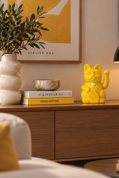 Diminuto Cielo - Διακοσμητικό Επιτραπέζιο Lucky Cat Lemon Yellow