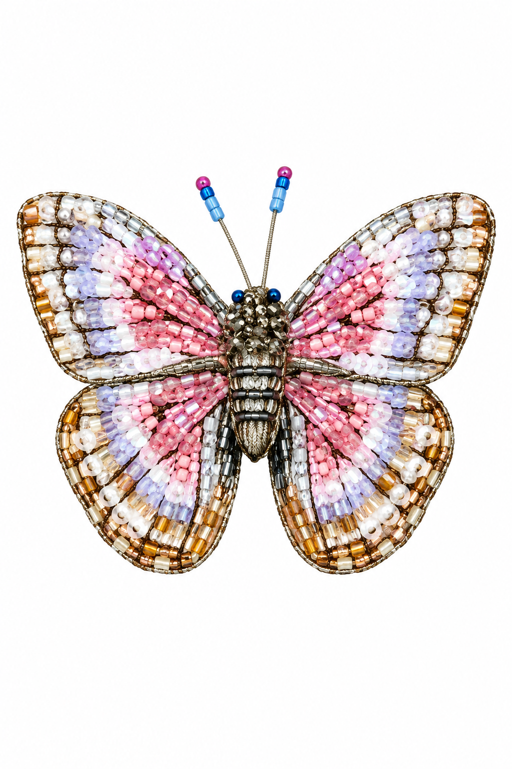 Trovelore - Morpho Godarti Butterfly Χειροποίητη Καρφίτσα