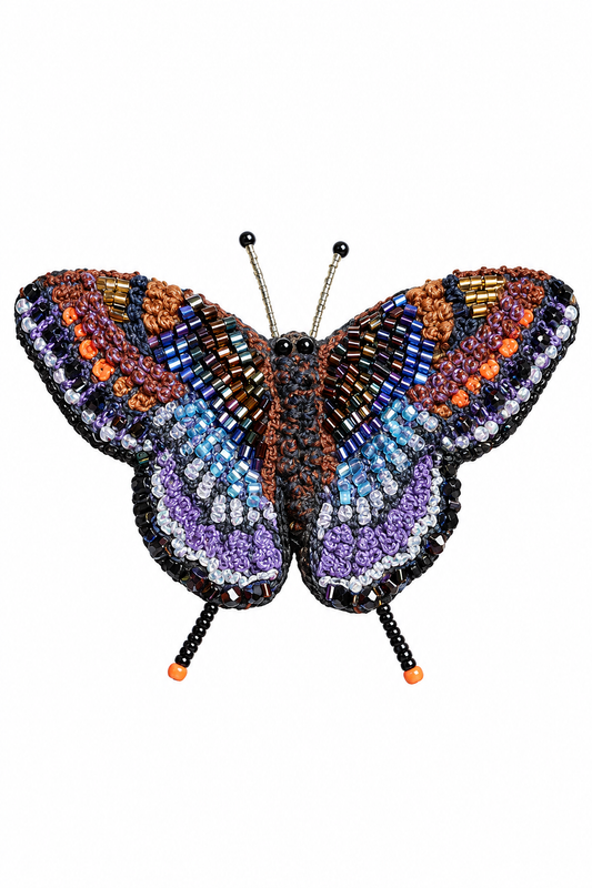 Trovelore - Red Spotted Purple Butterfly Χειροποίητη Καρφίτσα