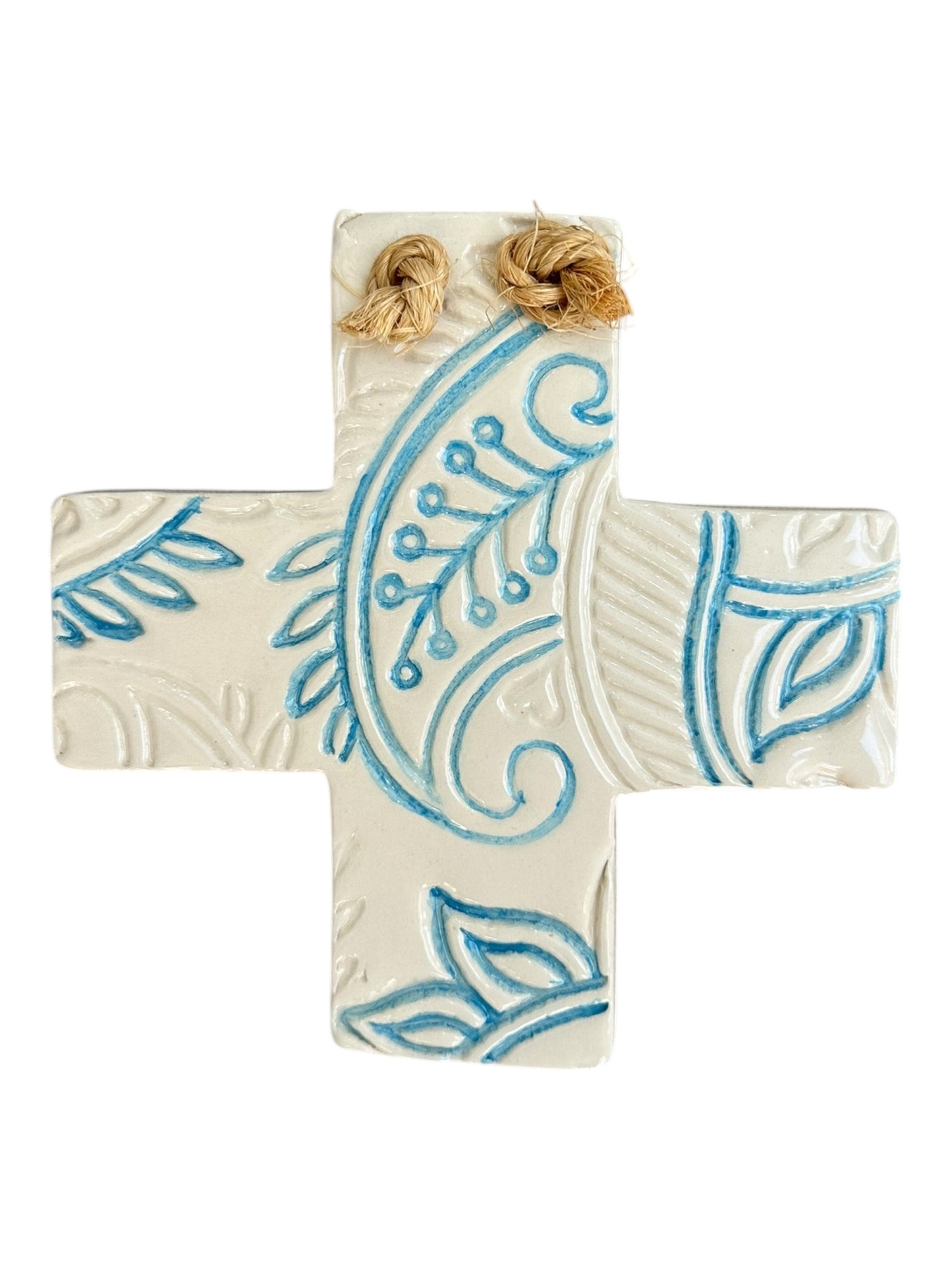 Μαρία Τσίπα - Κεραμικό γούρι Σταυρός 2