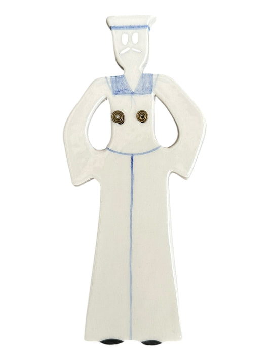 Μαρία Τσίπα - Κεραμικό γούρι Ναύτης