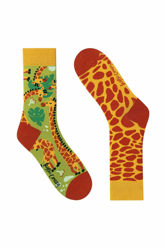 Kylie Crazy - Fun Seamless Giraffes Αντρικές Κάλτσες