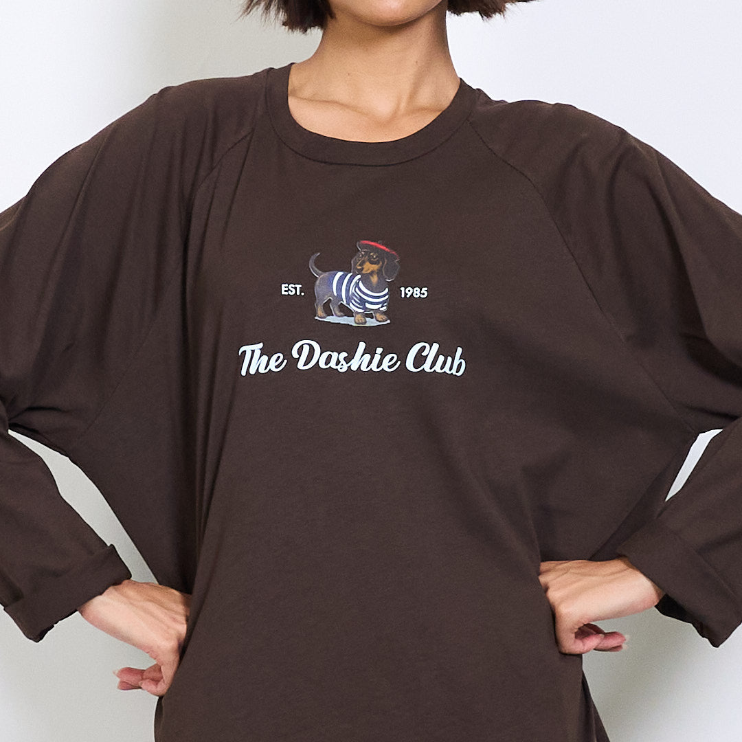 Gioya & Co - Μακρυμάνικη Μπλούζα Oversize - The Dushie Club