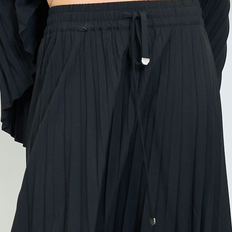 Gioya & Co - Φούστα Midi Πλισέ Με Λάστιχο στην μέση