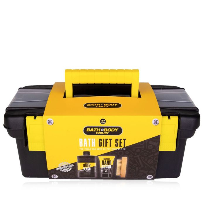 Accentra - Ανδρικό σετ σε εργαλειοθήκη με αφρόλουτρο 400ml, scrub χεριών 50ml, βουρτσάκι νυχιών