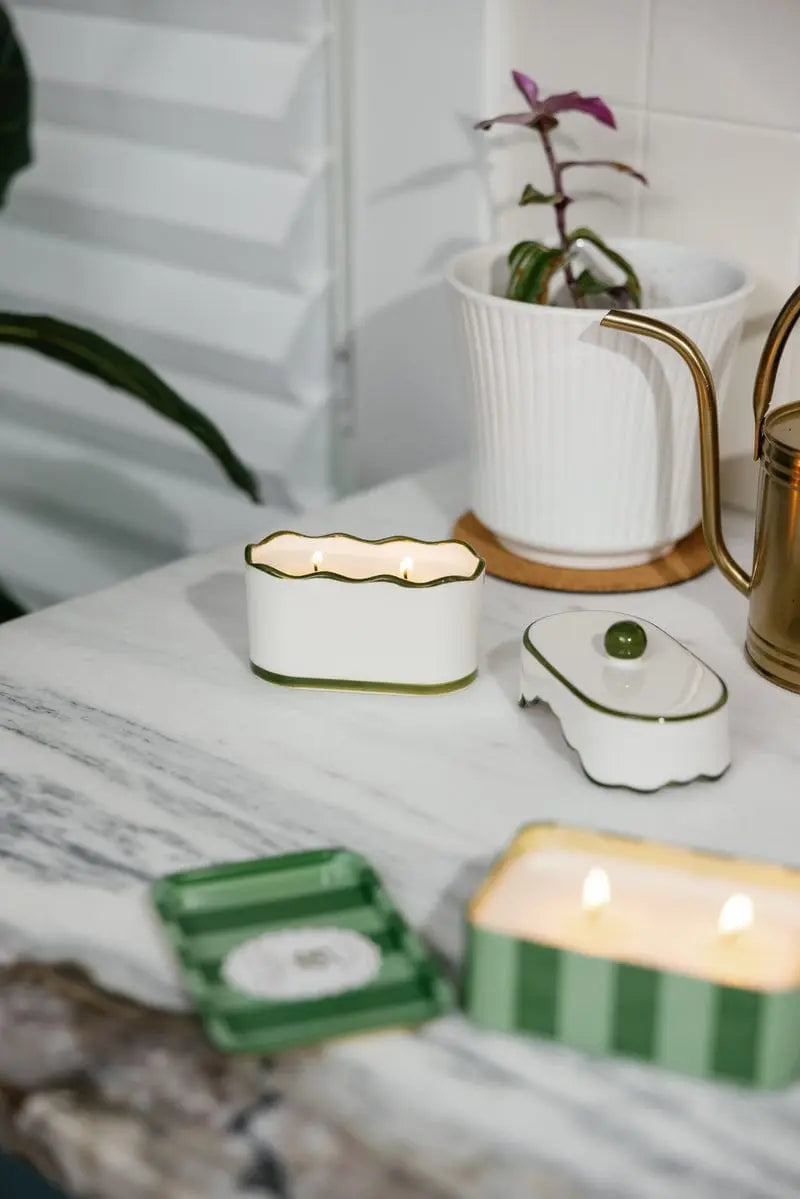 Paddywax Cherie - Smoked Pistachio Φυτικό Κερί 155gr σε κεραμικό δοχείο