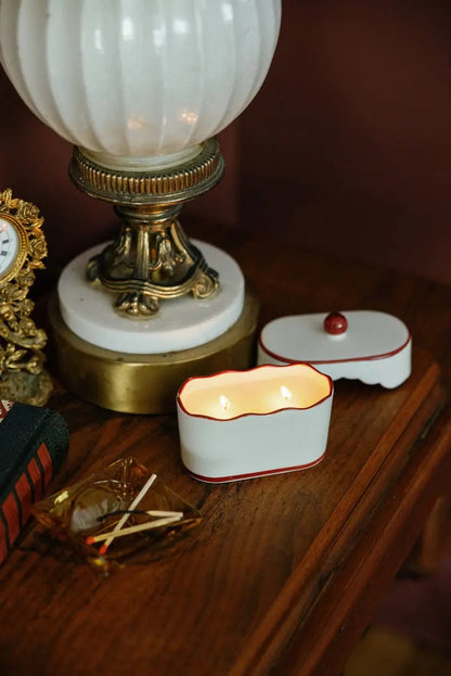 Paddywax Cherie - French Linen & Orris Φυτικό Κερί 155gr σε κεραμικό δοχείο